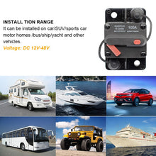 Load image into Gallery viewer, KUOYUH 150A 16F Series WATERPROOF Ignition Protected Circuit Breaker 48/32/24VDC