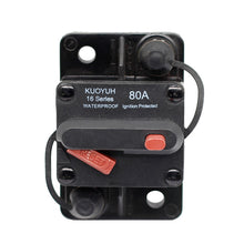 Load image into Gallery viewer, KUOYUH 80A 16F Series WATERPROOF Ignition Protected Circuit Breaker 48/32/24VDC