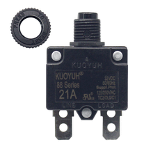Load image into Gallery viewer, KUOYUH 21 Amp 88 Series Quick Connect Terminals Push-To-Reset Thermal Circuit Breaker