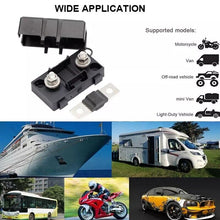 Load image into Gallery viewer, MIDI/AMI ANS Fuse 80A 80 Amp, 32V 48V Max, Automotive, Marine A/V System, Motorcycle, ATV, Bus, Van, and Many More Applications (2-Pack)