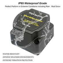 Load image into Gallery viewer, 12V 140Amp Smart Waterproof Dual Battery Isolator for ATV UTV 4WD Rzr RV Car Watercraft Marine Boat Truck