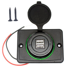 Load image into Gallery viewer, 12V Dual Port Bus Boat Marine Car Charger USB Socket