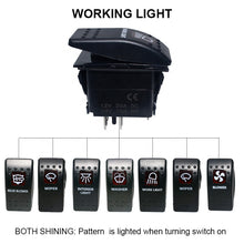 Load image into Gallery viewer, 12v 20 Amp Waterproof Red LED On/off Boat Marine SPST