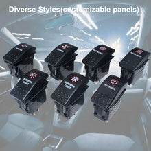 Load image into Gallery viewer, 12v 20 Amp Waterproof Red LED On/off Boat Marine SPST