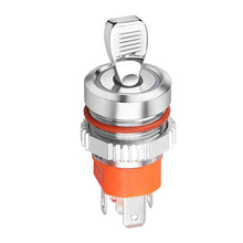 Load image into Gallery viewer, 16mm waterproof high current metal button switchToggle Switch With L blue wave factory direct sales with indicator 5-24V