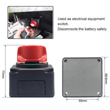 Load image into Gallery viewer, 300A rotary Caravan Yacht Operation ON-OFF Light Disconnect Marine Battery Cut Off Isolator Switch