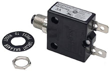 Load image into Gallery viewer, KUOYUH 3 Amp 98 Series Quick Connect Terminals Push-To-Reset Thermal Circuit Breaker