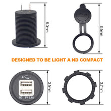 Load image into Gallery viewer, 5V QC3.1 Dual USB Car Charger Stick Car Charger Multiple Mobile Phone Car Charger