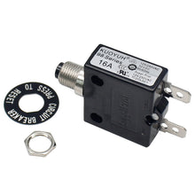 Load image into Gallery viewer, KUOYUH 16 Amp 98 Series Quick Connect Terminals Push-To-Reset Thermal Circuit Breaker
