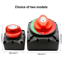 Load image into Gallery viewer, Bep Marine 600A Heavy-duty battery switch Truck/yacht 1-2-both-off 4 Position Automotive Cut off Disconnect Isolator Switch