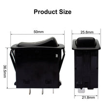 Load image into Gallery viewer, Club car golf cart front and Horn switch switch high current rocker switch