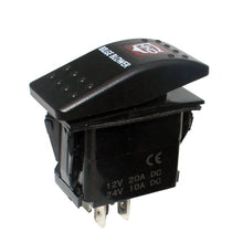 Load image into Gallery viewer, DC 12V/24V 20A/10A ON Off Lighted Laser SPST Lights Marine Blue LED