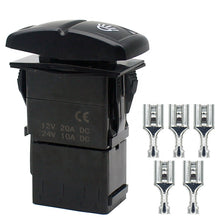 Load image into Gallery viewer, SPST 5P Rocker Switch 12v 20 Amp Waterproof On/off ON Boat Marine switch