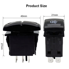 Load image into Gallery viewer, SPST 5P Rocker Switch 12v 20 Amp Waterproof On/off ON Boat Marine switch