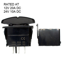 Load image into Gallery viewer, SPST 5P Rocker Switch 12v 20 Amp Waterproof On/off ON Boat Marine switch