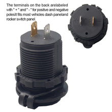 Load image into Gallery viewer, Waterproof USB Charger Adapter Socket 12-24V Outlet Power Jack Marine Motorcycles With LED Indicator