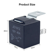 Load image into Gallery viewer, Car Vehicle Auto 12V Volt 40A 40Amp Relay 5pin