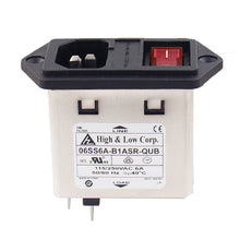 Load image into Gallery viewer, 6A Power inlet module C14 EMI filter screw mounted 2 fuses noise filter for industrial application

