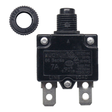 Load image into Gallery viewer, KUOYUH 7 Amp 88 Series Quick Connect Terminals Push-To-Reset Thermal Circuit Breaker
