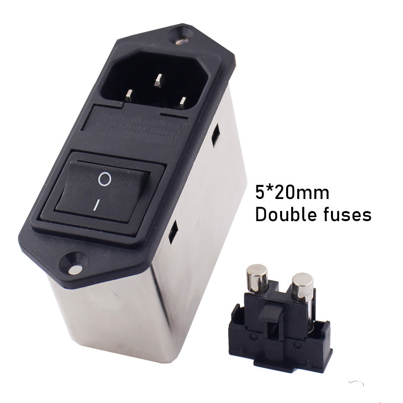 EMI filter power filter 125/250V 10A power filter with fuse for medical equipmentIMG1
