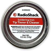 Load image into Gallery viewer, RadioShack Soldering Iron Tip Tinner and Cleaner with Non-Slip Adhesive Base - 0.5 oz.
