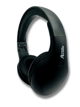 Load image into Gallery viewer, Portable Personal FM Radio Headphones Pull-Out Antenna for Great Reception, Walking, Jogging, Relaxing, School, Talk Radio - Powered by 2AA Batteries (Not Included) (Black)
