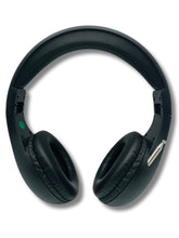 Load image into Gallery viewer, Portable Personal FM Radio Headphones Pull-Out Antenna for Great Reception, Walking, Jogging, Relaxing, School, Talk Radio - Powered by 2AA Batteries (Not Included) (Black)
