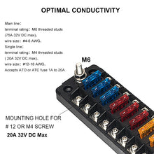 Load image into Gallery viewer, 12-Way Hyflex Protection Circuit Blade Fuses Car Fuse Box Holder Block
