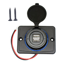Load image into Gallery viewer, 12V Dual Port Bus Boat Marine Car Charger USB Socket
