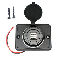 Load image into Gallery viewer, 12V Dual Port Bus Boat Marine Car Charger USB Socket
