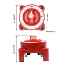 Load image into Gallery viewer, 12V Waterproof Marine Boat Car RV ATV Battery Selector Switch Battery Master Switch
