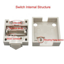 Load image into Gallery viewer, 202-1 normally closed momentary wardrobe closet cabinet door light switch Beige

