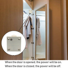 Load image into Gallery viewer, 202-1 normally closed momentary wardrobe closet cabinet door light switch Beige
