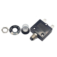 Load image into Gallery viewer, KUOYUH 23 Amp 98 Series Quick Connect Terminals Push-To-Reset Thermal Circuit Breaker
