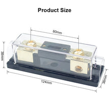 Load image into Gallery viewer, ANL Bolt-on Car Auto Fuse Holder Bock 8AWG 4AWG WIre Gauge Vehicles 100A Fuses holder Box
