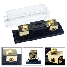 Load image into Gallery viewer, ANL Bolt-on Car Auto Fuse Holder Bock 8AWG 4AWG WIre Gauge Vehicles 100A Fuses holder Box
