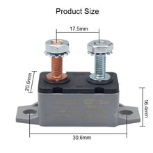 Load image into Gallery viewer, KUOYUH 45 Amp 12 - 24 VDC AR Automatic-Reset Circuit Breaker
