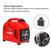Load image into Gallery viewer, KUOYUH 23 Amp 98 Series Quick Connect Terminals Push-To-Reset Thermal Circuit Breaker
