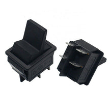 Load image into Gallery viewer, Light country 250V 16A black blender locking momentary RS606-201001EBB
