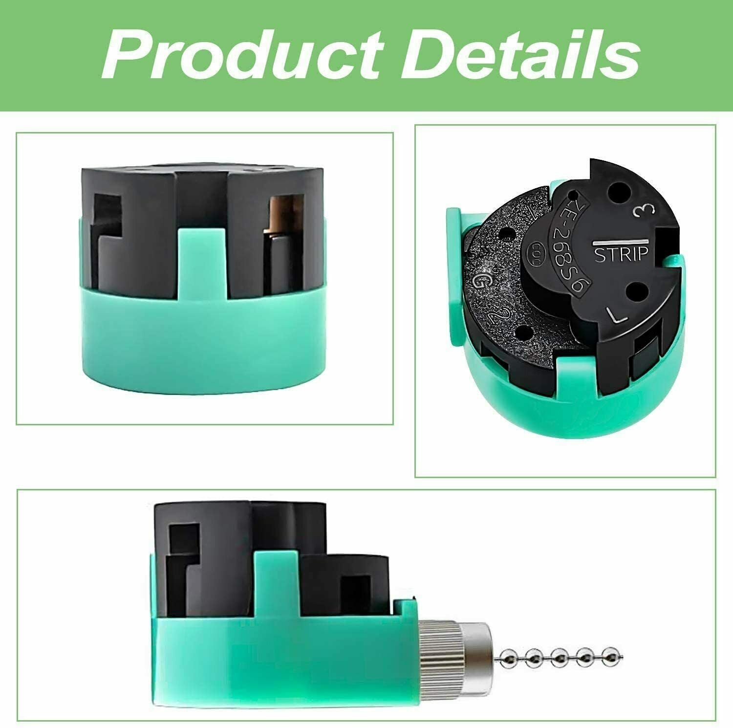 ZING EAR Pull Chain Ceiling Fan Switch 3 Speed 4 Wire ZE